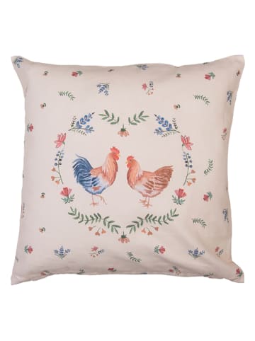 Clayre & Eef Kissenhülle in Creme - (B)40 x (H)40 cm