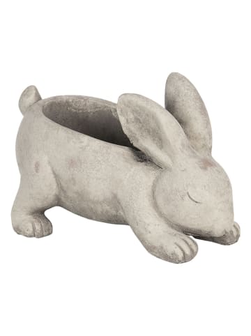 Clayre & Eef Doniczka w kolorze szarym - 26 x 13 x 16 cm