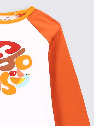 Coccodrillo Longsleeve oranje/wit