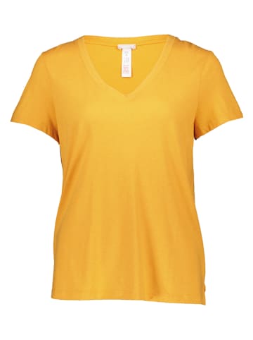 Hanro Koszulka piżamowa w kolorze żółtym