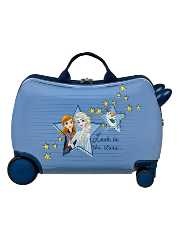 Disney Frozen Walizka "Kraina Lodu" w kolorze niebieskim - 41,5 x 31 x 21 cm