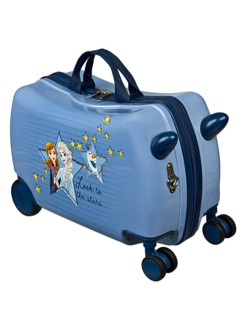 Disney Frozen Walizka "Kraina Lodu" w kolorze niebieskim - 41,5 x 31 x 21 cm