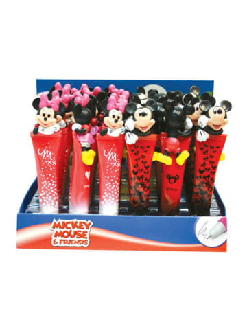 Disney Mickey Mouse Długopis "Mickey & Minnie" w kolorze czerwonym (produkt niespodzianka)