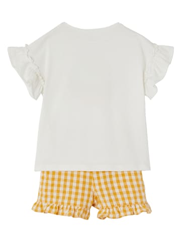 vertbaudet 2tlg. Outfit in Creme/ Gelb
