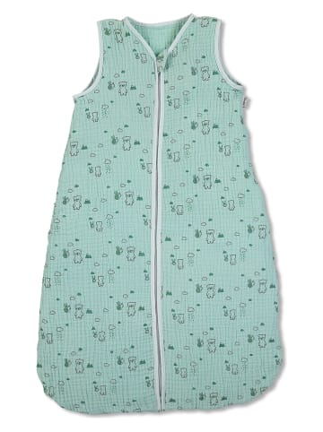 Sterntaler Mousseline babyslaapzak "Ben" turquoise