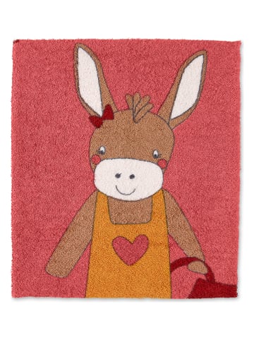 Sterntaler Ręcznik kąpielowy "Emmily" w kolorze czerwonym - 100 x 100 cm