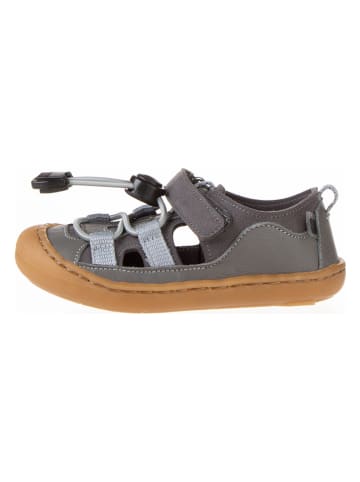 BO-BELL Leder-Halbsandalen in Grau