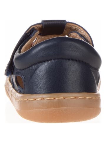 BO-BELL Leren enkelsandalen donkerblauw
