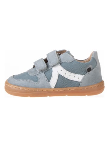 BO-BELL Leder-Sneakers in Grau/ Weiß