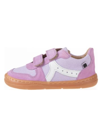 BO-BELL Skórzane sneakersy w kolorze lawendowo-białym