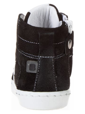 BO-BELL Leder-Sneakers in Schwarz/ Weiß