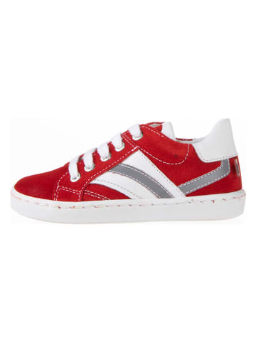 BO-BELL Leren sneakers rood/wit