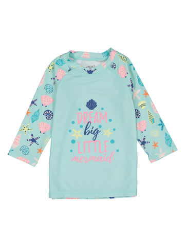 lamino 2-delige zwemoutfit turquoise