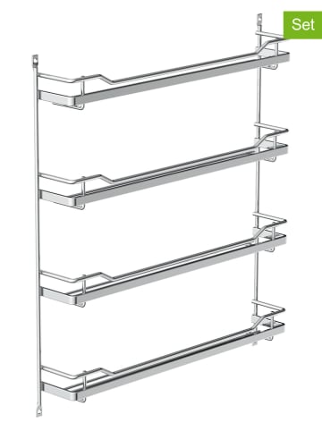 Schütte Kruidenrek met blikjes in chroom