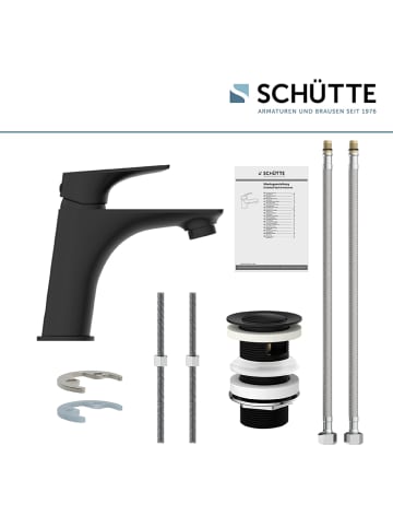 Schütte Waschtischarmatur "Boston" in Schwarz