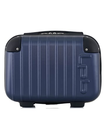 Les P´tites Bombes Beautycase "Hambourg-K" in Dunkelblau - (B)30 x (H)23 x (T)16 cm