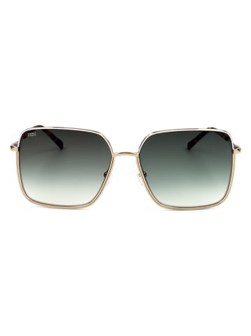 MCM Damen-Sonnenbrille in Gold/ Dunkelgrün