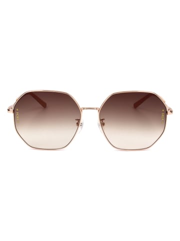 MCM Damskie okulary przeciwsłoneczne w kolorze różowozłotym