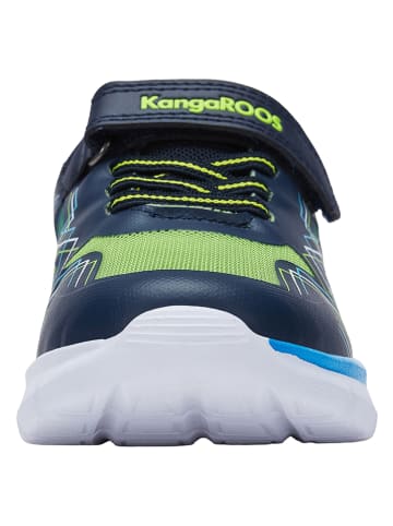 Kangaroos Sneakers "Flasher" blauw/groen