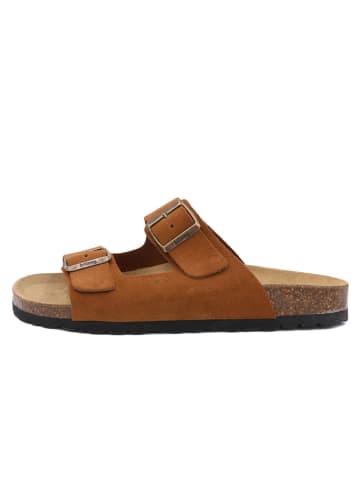 billowy Slippers camel