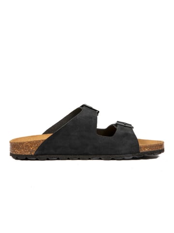 billowy Pantoletten in Schwarz