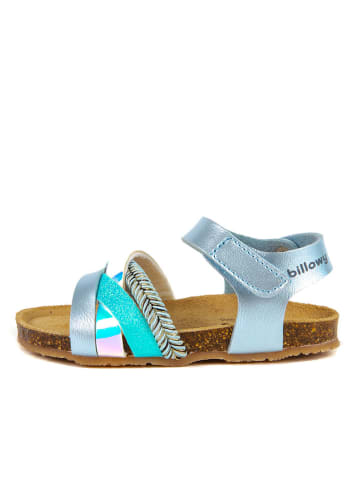 billowy Sandalen in Hellblau