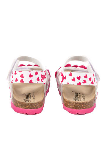 billowy Sandały w kolorze biało-różowym