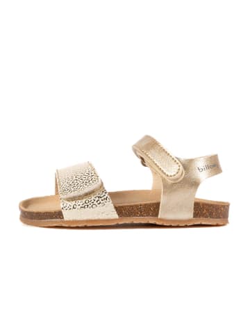 billowy Sandalen in Gold