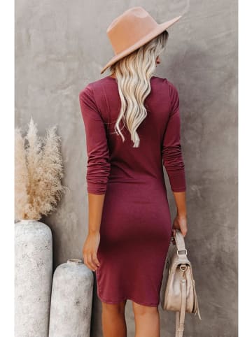 Milan Kiss Kleid in Bordeaux
