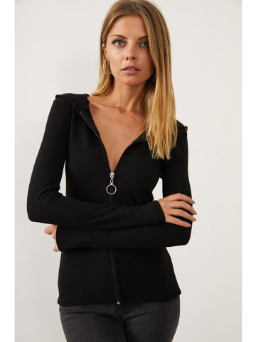 Milan Kiss Cardigan in Schwarz