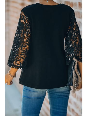 Milan Kiss Bluse in Schwarz