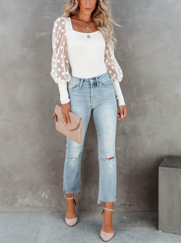 Milan Kiss Longsleeve in Creme