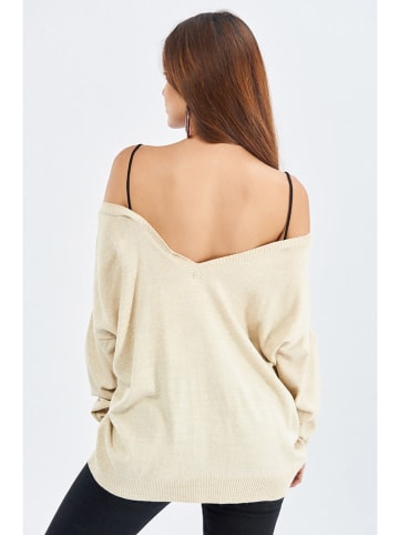 Milan Kiss Pullover in Beige
