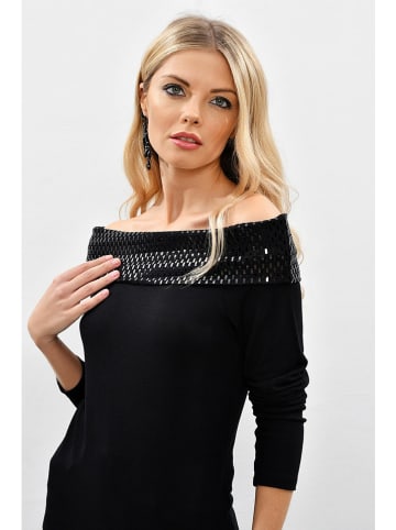 Milan Kiss Bluse in Schwarz