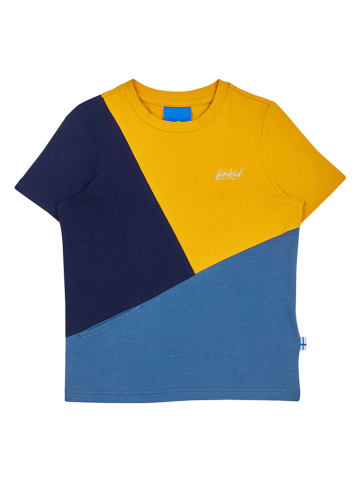 finkid Koszulka "Ankkuri" w kolorze żółto-niebieskim