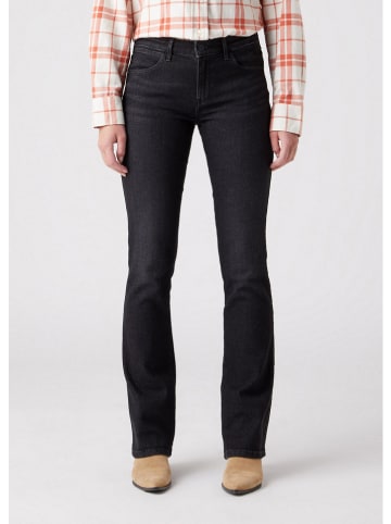 Wrangler Spijkerbroek "Bootcut Wicked" - skinny fit - zwart