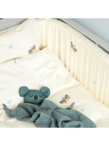 roommate Ochraniacz "Crib bumper" w kolorze kremowym do łóżeczka - 360 x 30 cm