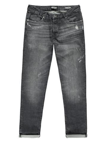 Cars Jeans Dżinsy "Hurricane" - Tapered fit - w kolorze ciemnoszarym