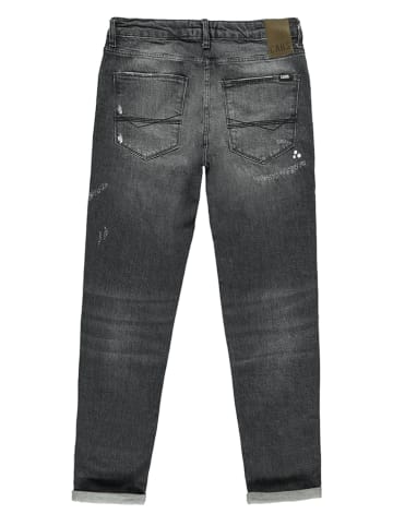 Cars Jeans Dżinsy "Hurricane" - Tapered fit - w kolorze ciemnoszarym
