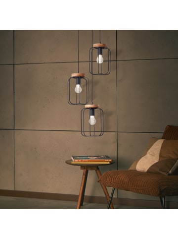 Brilliant Hängeleuchte "Tosh" in Schwarz - Ø 18 cm