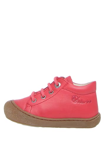 Naturino Skórzane sneakersy w kolorze różowym