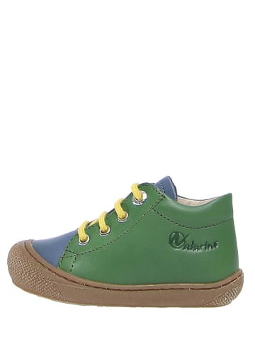 Naturino Skórzane sneakersy w kolorze zielono-niebieskim