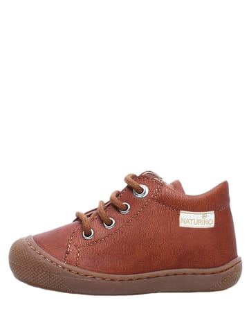 Naturino Leder-Sneakers in Hellbraun