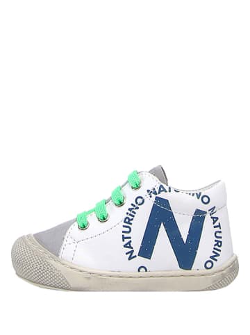 Naturino Leren sneakers wit/meerkleurig