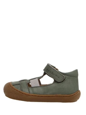 Naturino Leren enkelsandalen groen