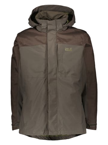 Jack Wolfskin 3in1-functionele jas "Ferguson Point" kaki