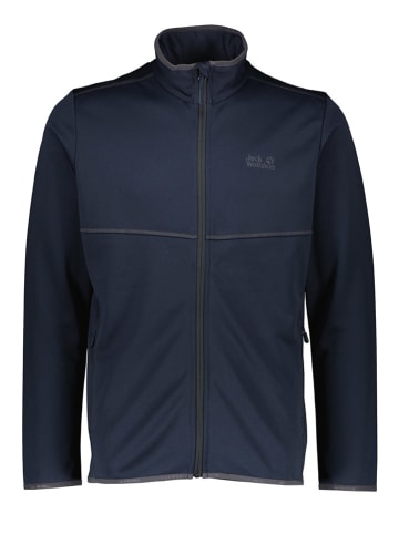 Jack Wolfskin Fleece vest "Kennett" donkerblauw