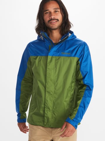 Marmot Kurtka funkcyjna "PreCip Eco" w kolorze niebiesko-zielonym