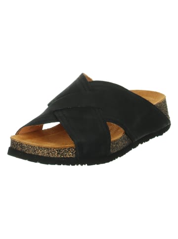 Think! Leren slippers "Koak" zwart