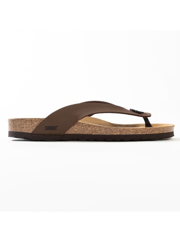 Sunbay Teenslippers "Goya" bruin
